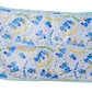 Aur Aurapuro Baby Bath & Hold Cotton Towel with Plastic Sheet Layer Attach with Tie Knots Baby Dry Sheets Kids Sheet (Set of 3)