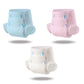 Cutieplusu Adult Diapers Heavy Absorption Dry Surface Disposable Adult Diaper All Night-Blue,Pink,White 3 Pieces (Large 37'-47'