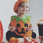 Oneflow Infant Toddler Baby Girl Boy Halloween Pumpkin Costume Cute Hooded Romper Top Leggings Pants Outfit Set (6-12 Month, Pum