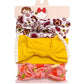Baby Station Baby Girl Headbands Set Of 3 | Soft & Stretchable Floral Hairbands | Cute & Comfortable Head Wraps For Newborns & I