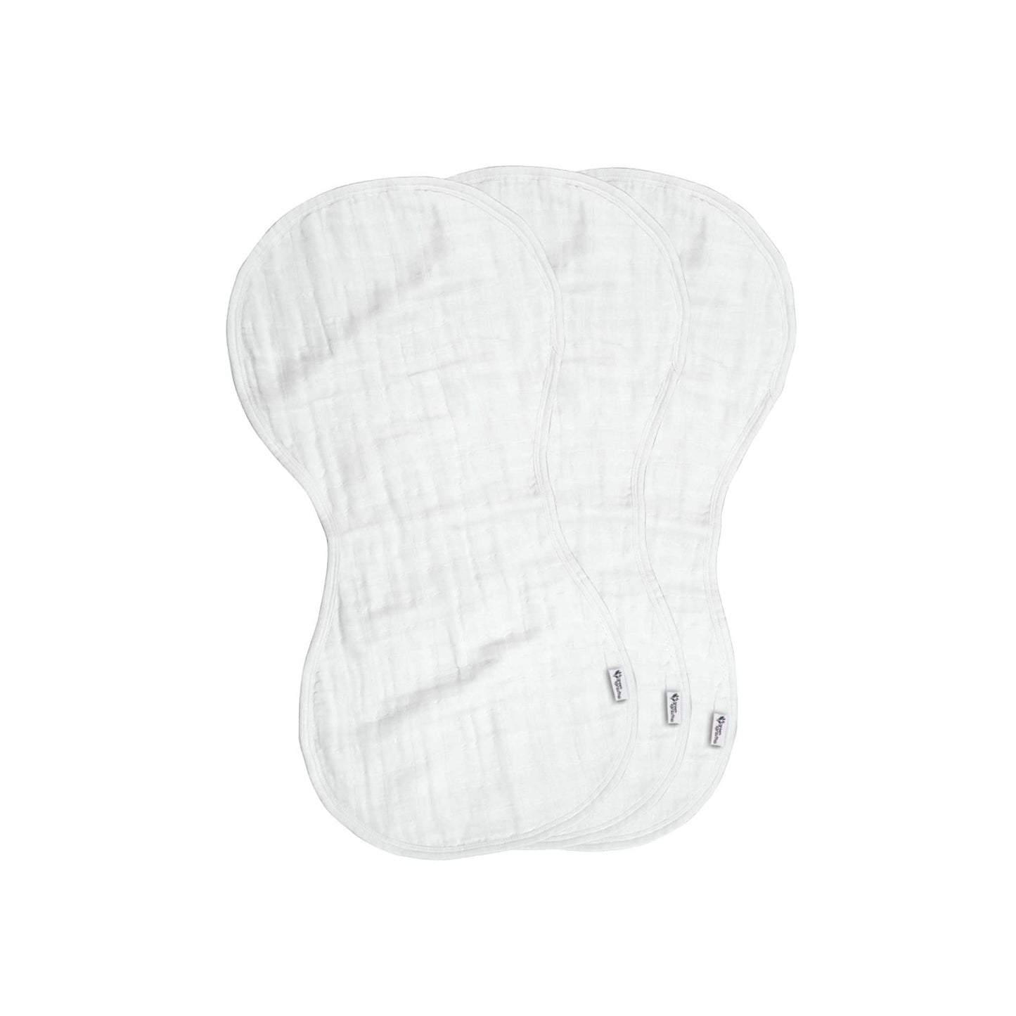 Green Sprouts Muslin Burp Cloths Made From Organic Cotton | 4 Absorbent Layers Protect From Sniffles,Drips & Drools | 100% Organ