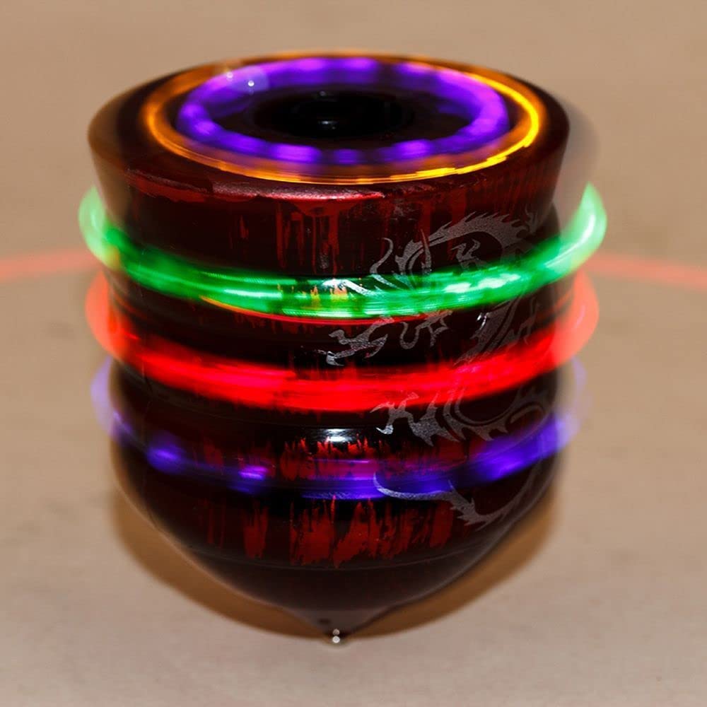 Light Up Music Spinning Tops, Funny Birthday Party Favors, Goodie Bag Fillers, Stocking Stuffers Spinning Tops