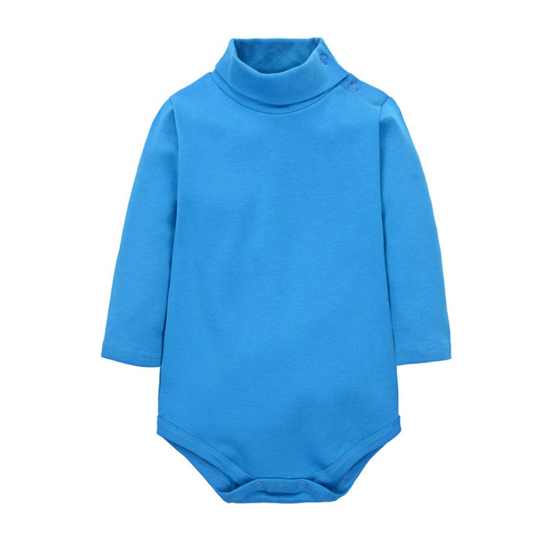 Cuteon Baby Boys Girls Solid Color Basic Turtleneck Cotton Bodysuit Ju – Cutebab WBBAPB01M29J4PW