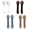 Kiddough Furniture Safety Locks For Kids  Pack Of 2 White + 2 Brown + 2 Beige + 2 Grey Child Locks, For Drawers, Cabinets, Frid