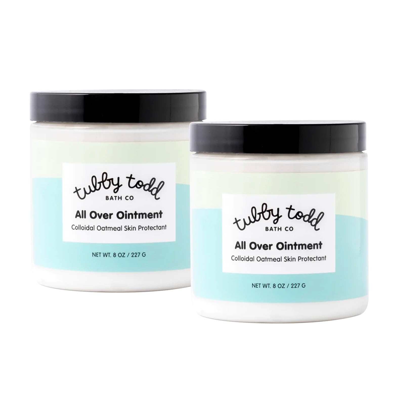 Tubby Todd All Over Ointment For Babies, Multi-Purpose Baby Eczema Cream For Sensitive Skin, Dry Skin, Rash, Irritation - 2 Pack
