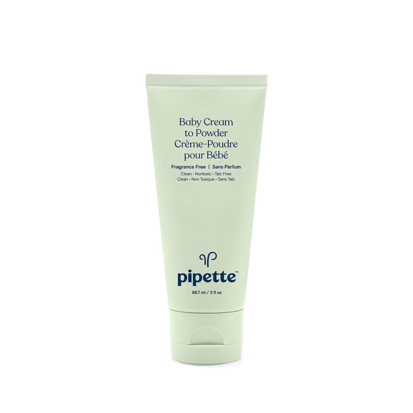 Pipette Baby Cream to Powder - Talc-Free Baby Powder, Keep Babys Skin Happy, Squalane Helps Restore The Natural Balance of Baby