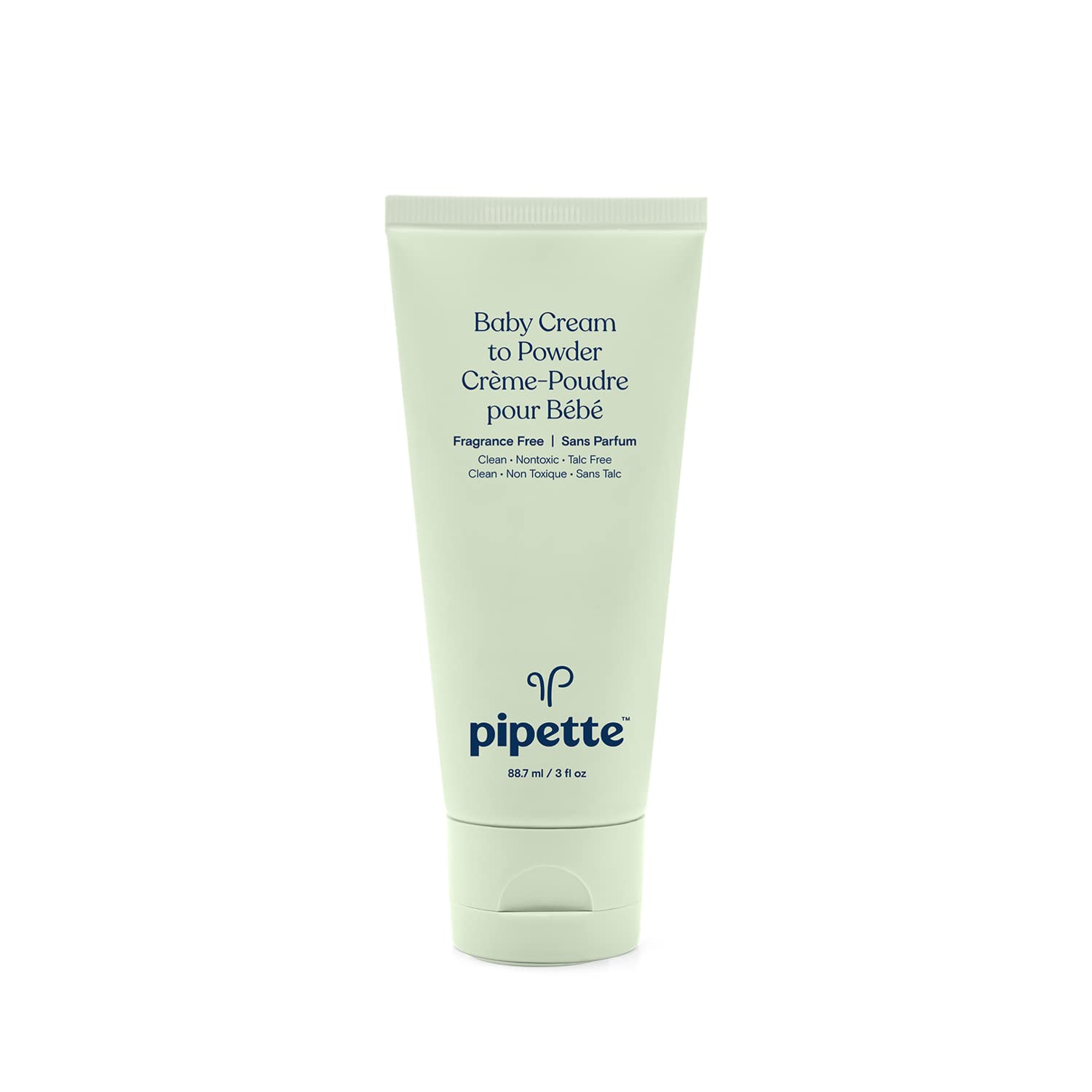 Pipette Baby Cream to Powder - Talc-Free Baby Powder, Keep Babys Skin Happy, Squalane Helps Restore The Natural Balance of Baby