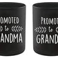 Pregnancy Announcement For Grandparents Black Coffee Mugs - Grandma To Be & Grandpa To Be 11 Oz Mugs - Great Pregnancy Reveal Id