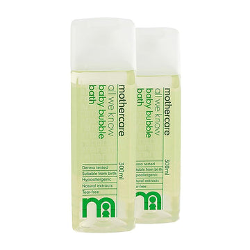 Mothercare All We Know Baby Bubble Bath (300Ml, Pack Of 2)