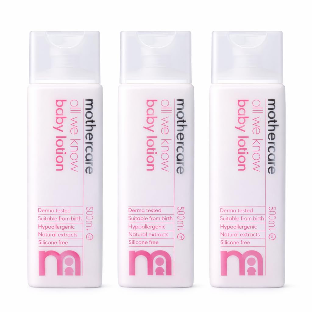 Mothercare All We Know Baby Lotion (300Ml, Pack Of 3)