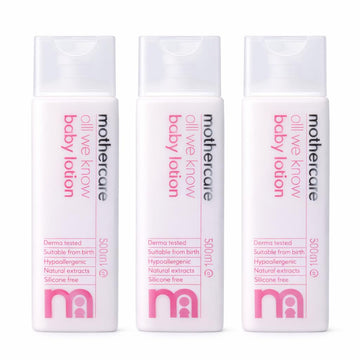 Mothercare All We Know Baby Lotion (300Ml, Pack Of 3)