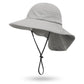 Muryobao Toddler Kids Baby Girls Boys Sun Hat Summer Upf 50+ Uv Protection Caps Wide Brim Neck Flap Beach Play Fishing Hats Grey
