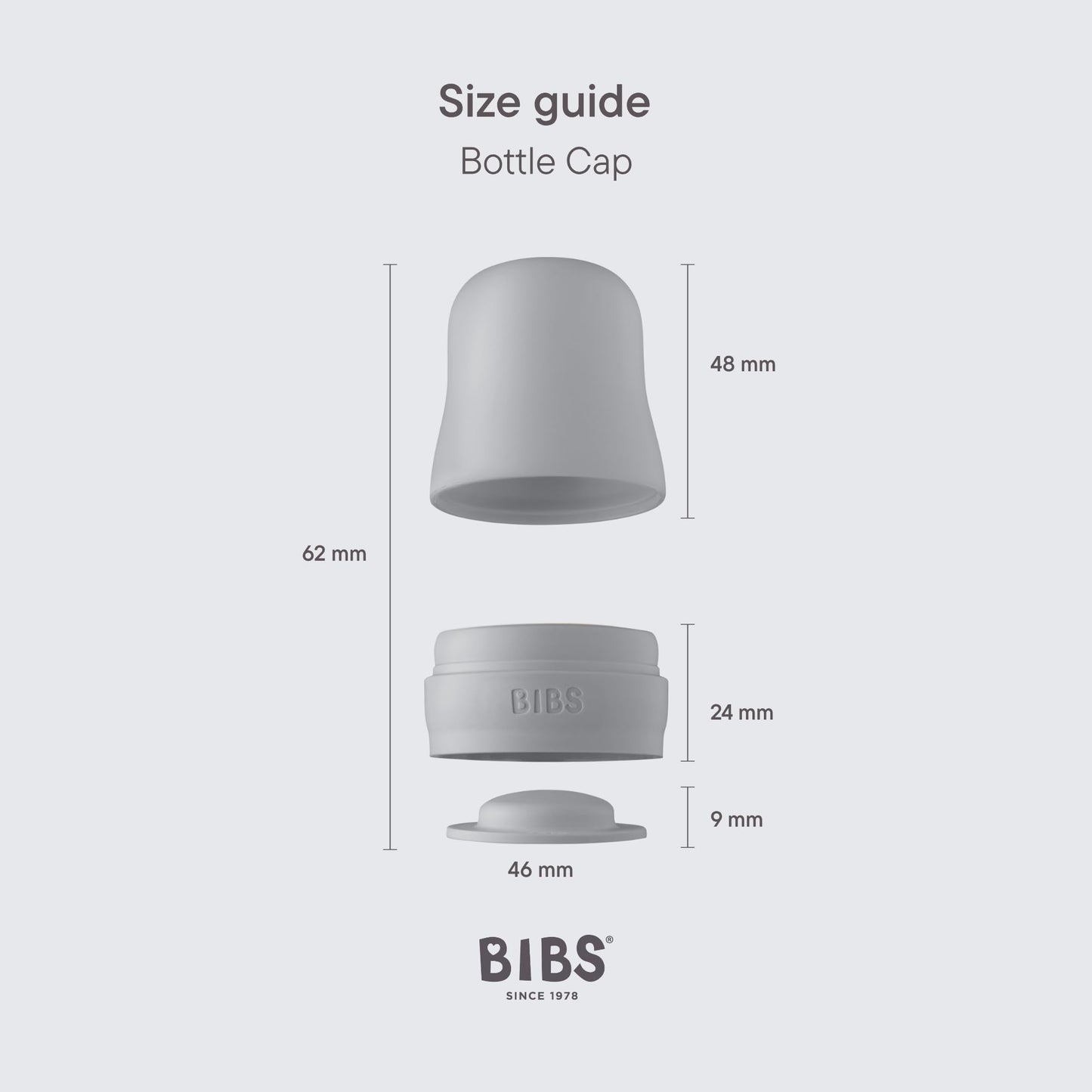Bibs Bottle Cap Set - Bpa-Free, Dishwasher Safe, Customizable Colors, Includes Cap, Milk Lock, And Screw Cap - Compatible With B