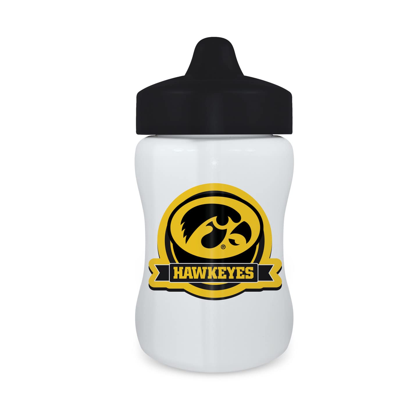 BabyFanatic Sippy Cup - NCAA Iowa Hawkeyes - Officially Licensed Toddler & Baby Cup