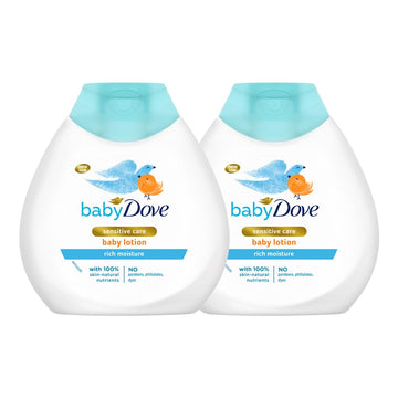 Baby Dove Rich Moisture Baby Lotion, 200 Ml (Pack Of 2)