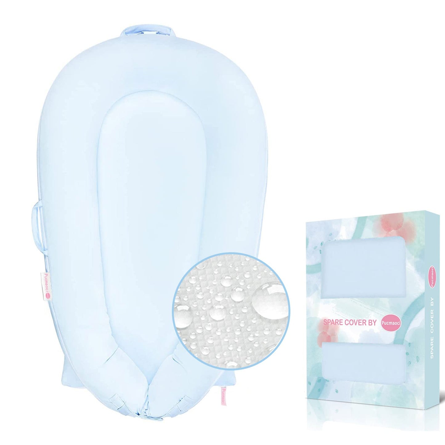 Organic Replacement Cover For Dockatot Deluxe+ Docks With Waterproof Pad Certified Organic Cotton Protects Against Leaks Premium