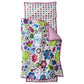 Bacati - 100% Cotton Percale Soft Breathable Fabrics Nap Mat with Pillow for Toddler Girls, Measures 50 x 20 x 1.5 Inches, Ideal