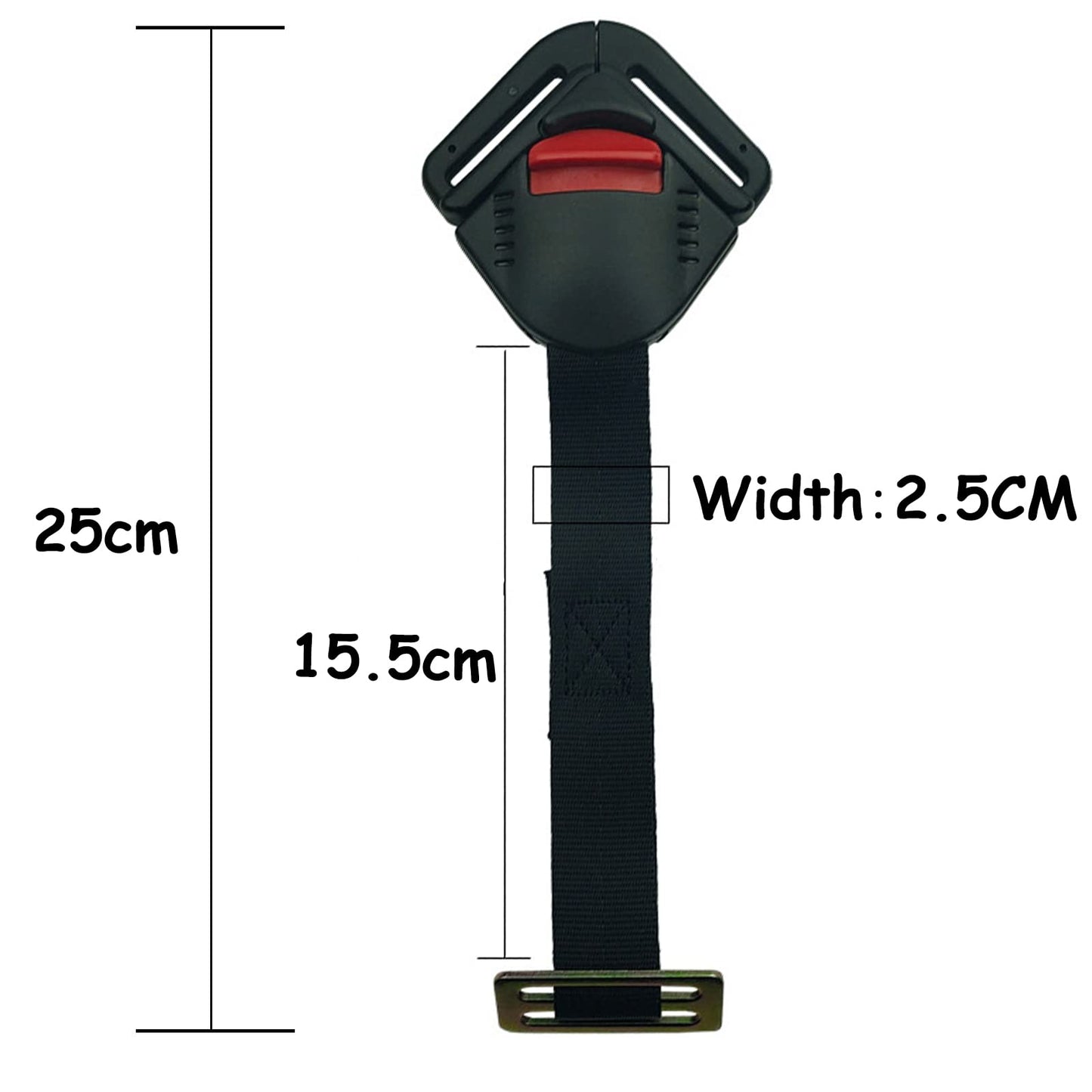 Universal Child Seat Toddler Harness Clip Fixed Lock Buckle 5Pt 5 Point Adjustable Strap For Stroller Baby High Chair Pram Buggy