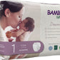 Bambo Nature Premium Baby Diapers (Sizes 1 To 6 Available), Size 1, 108 Count