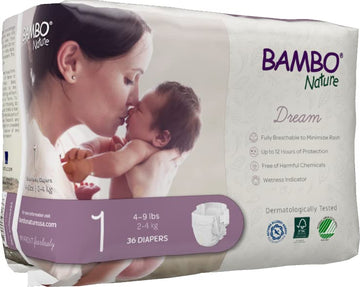 Bambo Nature Premium Baby Diapers (Sizes 1 To 6 Available), Size 1, 108 Count