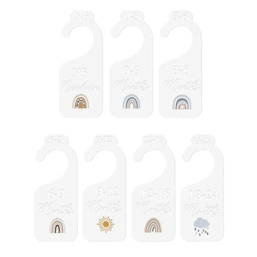 SECRET DESIRE 7Pcs Baby Closet Dividers Acrylic Clothes Size Divider for Photography Props|Other Nursery Dco