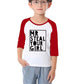 Toddler Boys Valentine'S Day Shirt Mr Valentines Sunglasses Graphic Cotton Outfit Casual 3/4 Raglan Sleeve Tee Tops (5-6T, Red3)