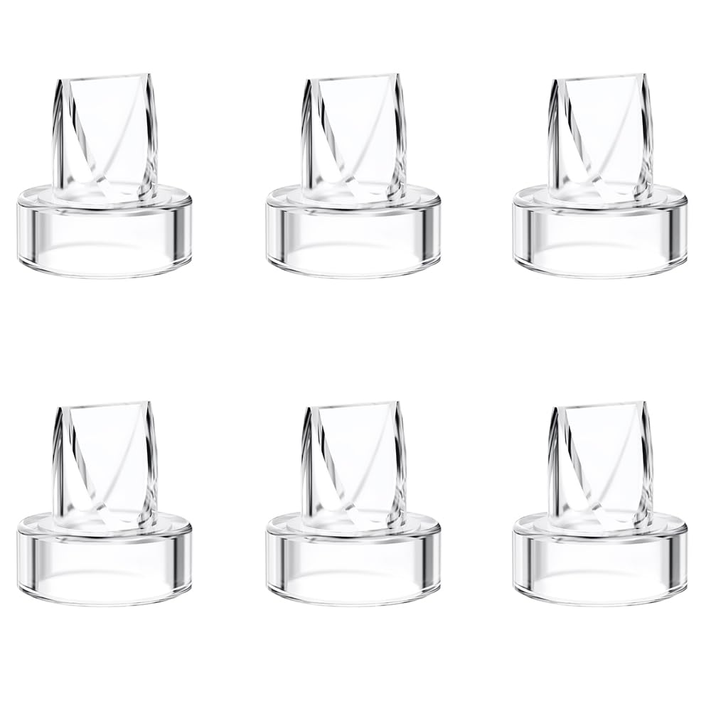 6pcs Duckbill Valves Compatible with Momcozy S12 Pro/S9 Pro/TSRETE S12/Kmaier S12 Wearable Breast Pumps Accessories,S12 pro/S9 p