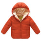 Baby Girls Boys Winter Fleece Jackets With Hooded Toddler Cotton Dress Warm Lined Coat Outer Clothing (Caramell, 5-6 Years)