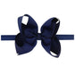 Ld Dress Baby Girls Infant Headbands With Kids Hair Bows(16) (Color Navy)