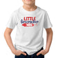 Caseria KidS Cotton Graphic Printed Half Sleeve TShirt  Little Fire (White, 612 Months)