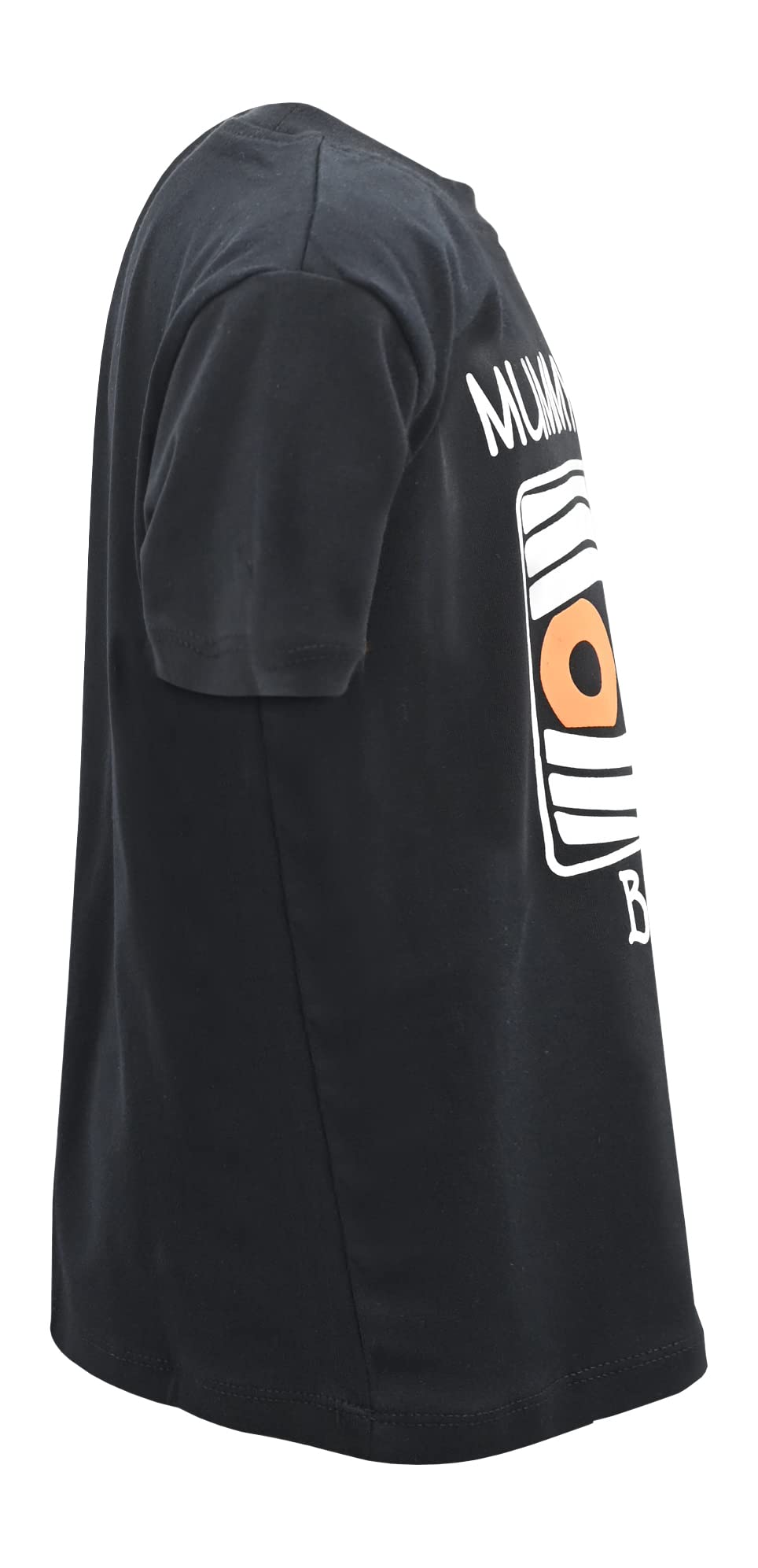 Unique Baby Boys Toddler Mummy'S Boy Halloween Short Sleeved T Shirt (4T) Black