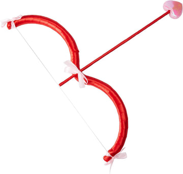 Cupid Mini Bow Arrow Set Halloween Valentine'S Day Costume Cosplay Party Favor (15.7In Red Set)