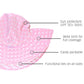 Rufflebutts Pink Polka And Stripe Reversible Swim Hat - 6-10