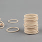 100Pcs Baby Hair Ties Small Elastic Toddler Hair Ties Seamless Hair Bands Ponytail Holders For Kids Girls(2 Mm X 2.5 Cm,Beige Bl