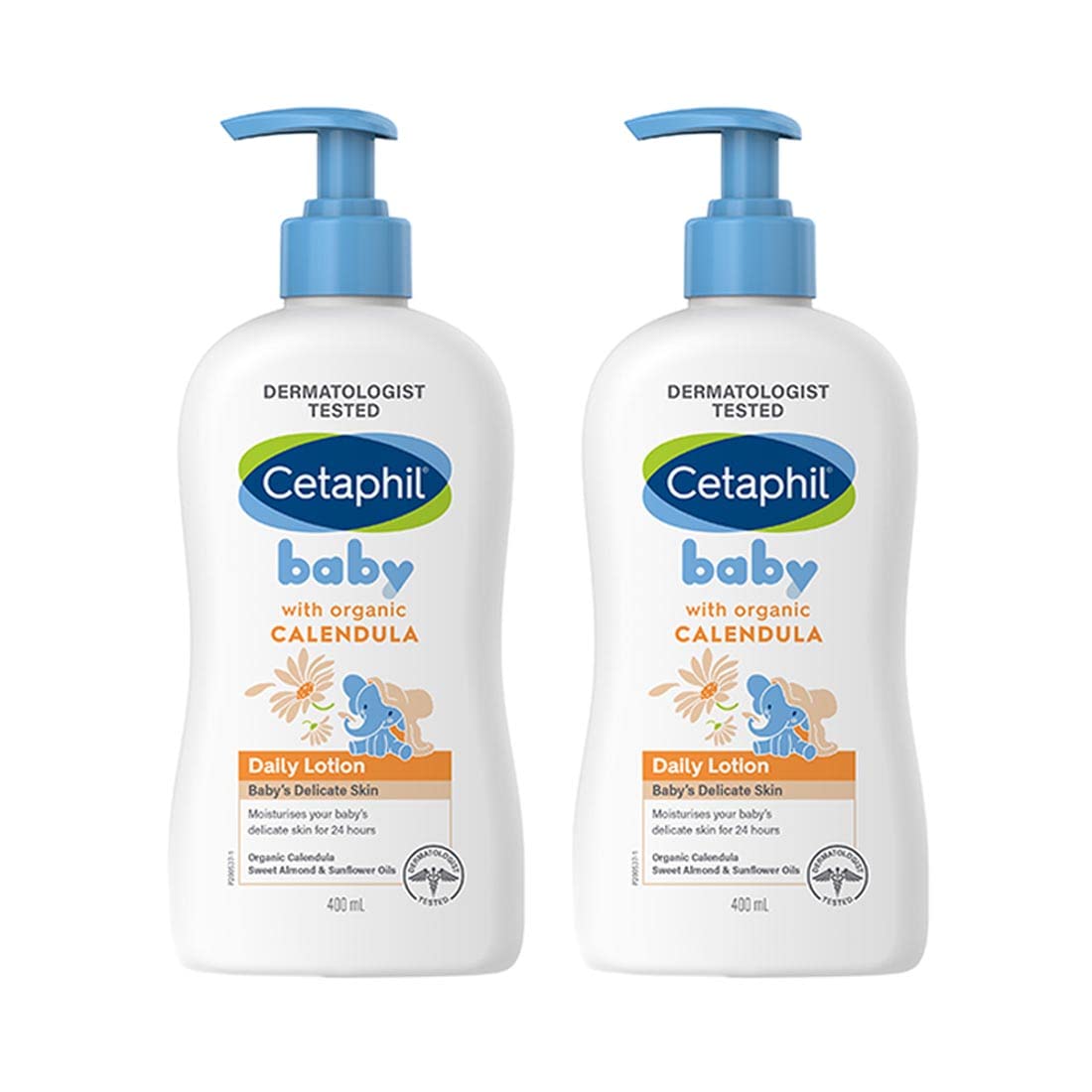 Cetaphil Baby Daily Lotion With Organic Calendula - Pack Of 2, White