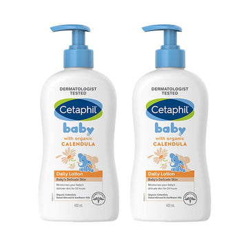 Cetaphil Baby Daily Lotion With Organic Calendula - Pack Of 2, White