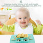 Qshare Toddler Plate, Portable Baby Plate For Toddlers And Kids, Bpa-Free Strong Suction Plates For Toddlers, Dishwasher And Mic