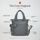 Huggies Cozy Hugpack Tote Diaper Bag, Quiet Smoke Quilted