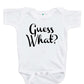 Guess What? Pregnancy Announcement Onepiece 0-3 Months Black