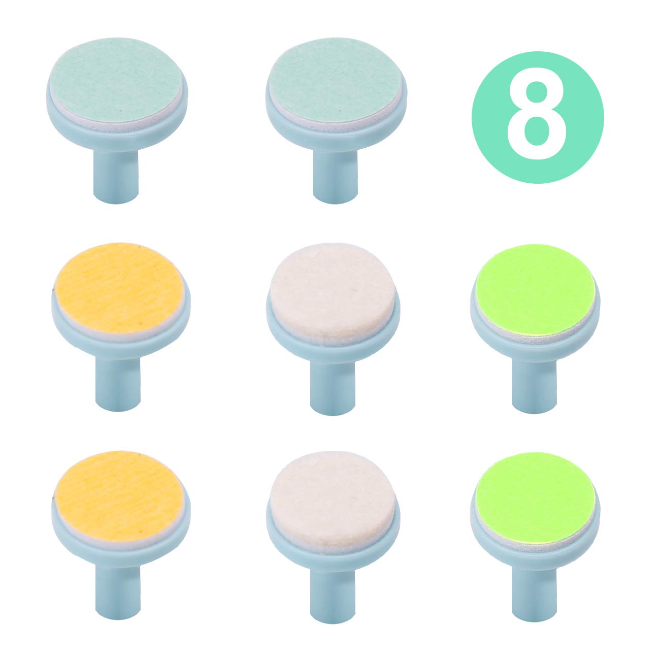 Baby Nail File Replacement Pads, Grinding Heads Polish Disc for Electric Nail Trimmer by Consevisen and Other Brands, Toes Finge