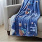 THESTORY Box Glow in The Dark Radium Blanket for Kids Super Soft & Warm Glowing Blanket for Toddler (100x150 cm, 08 Year) (Astr