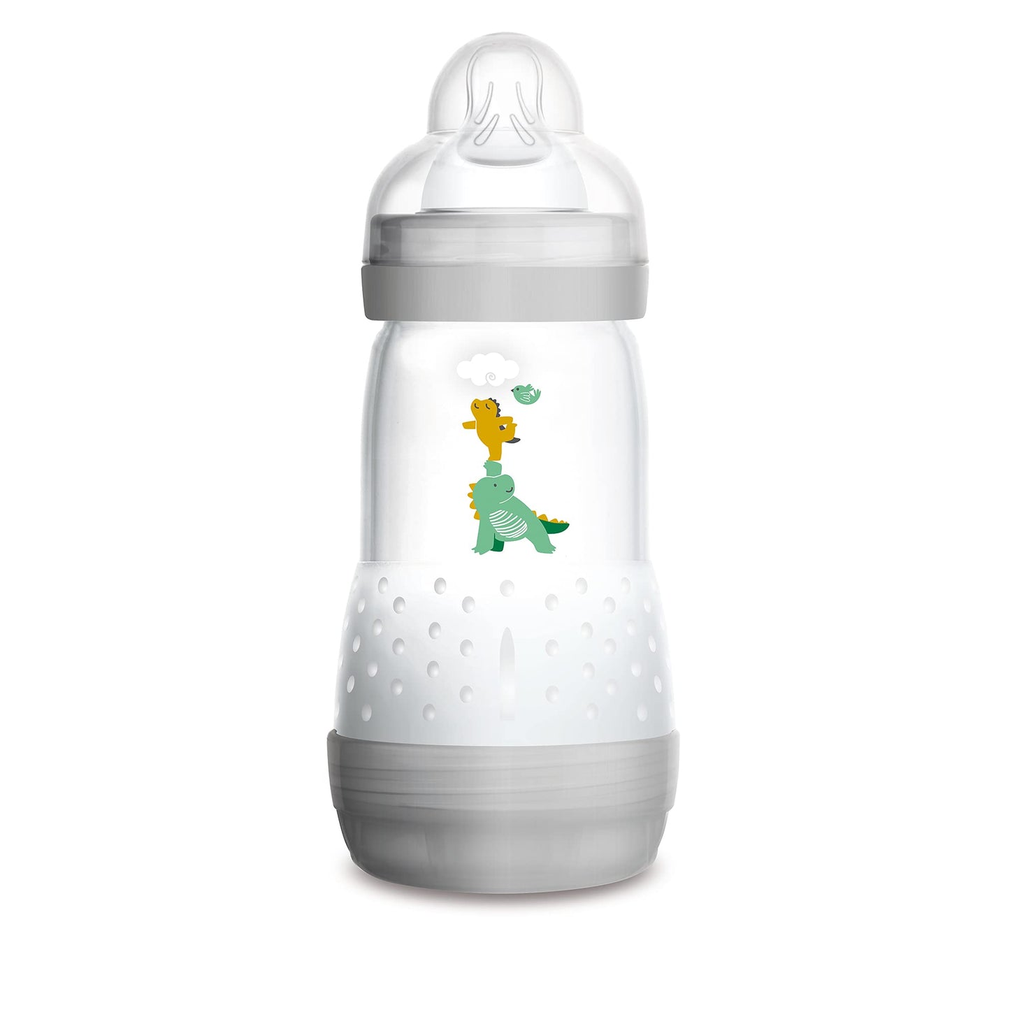 Mam Easy Start Anti-Colic Bottle, 9 Ounce (1-Count), Baby Essentials, Medium Flow Bottles With Silicone Nipple, Unisex Baby Bott