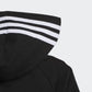 Adidas Unisex Baby Infant Girls' And Boys' Long Sleeve Hooded Coverall Overalls, Black, 18 Months Us