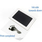 Large Clean Touch Ink Pad for Baby Handprints and Footprints - Inkless Infant Hand & Foot Stamp - Safe for Babies, Doesnt Touch