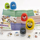 Miniland Emoticapsules. Multicolor and Funny Toy which Represent The Basic Emotions and Invite Children from 2 to 6 Years to Rec