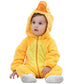 Baby Animal Costume - Unisex Infant Winter Autumn Flannel Cartoon Hooded Romper Toddler Cosplay Jumpsuit Warm Outfit (Tag70, Duc