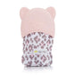 Itzy Ritzy Silicone Teething Mitt - Soothing Infant Teething Mitten w/Adjustable Strap, Crinkle Sound, Textured Silicone to Soot
