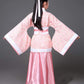 Lazutom Girls' Ancient Chinese Traditional Hanfu Dress Fancy Dress Christmas Party Dress (160:Recommended Height:155-160Cm, Pink