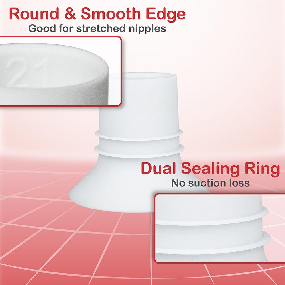 Nenesupply 21Mm Flange Insert Compatible With Elvie Flange Pump Parts Elvie Stride Flange Momcozy Medela Flange Spectra Willow R