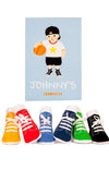 Trumpette Johnny'S Sneaker 6 Pair Socks Set, Brights Assoretd, 0-12 Months